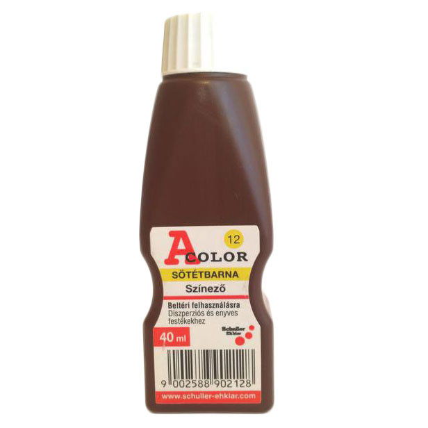 Schuller A-COLOR szintetikus, szerves színező, 40 ml, sötétbarna termék fő termékképe