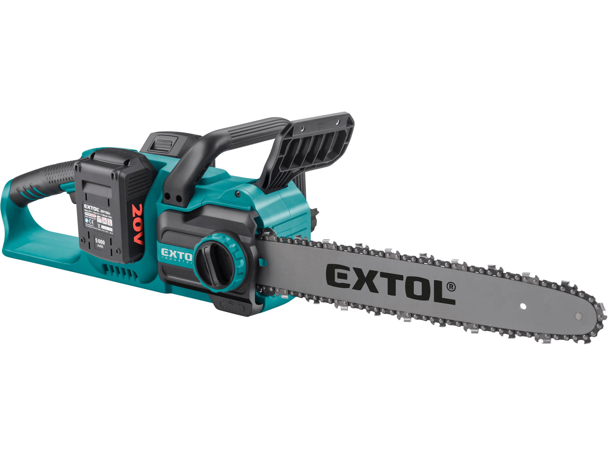 Extol 8791920 Share20V akkumulátoros láncfűrész (2 x 4.0 Ah Li-ion akkuval) termék fő termékképe