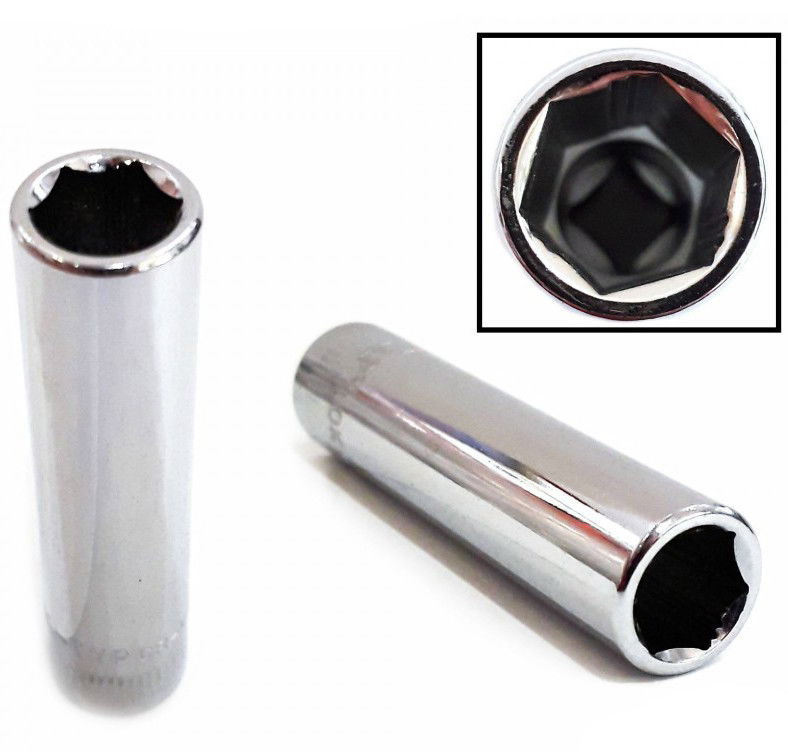 Welzh Werkzeug 4035-10-WW 1/4"-os 6 lapú Lok-Typ dugókulcs fej, hosszított kivitel, 10 mm termék fő termékképe