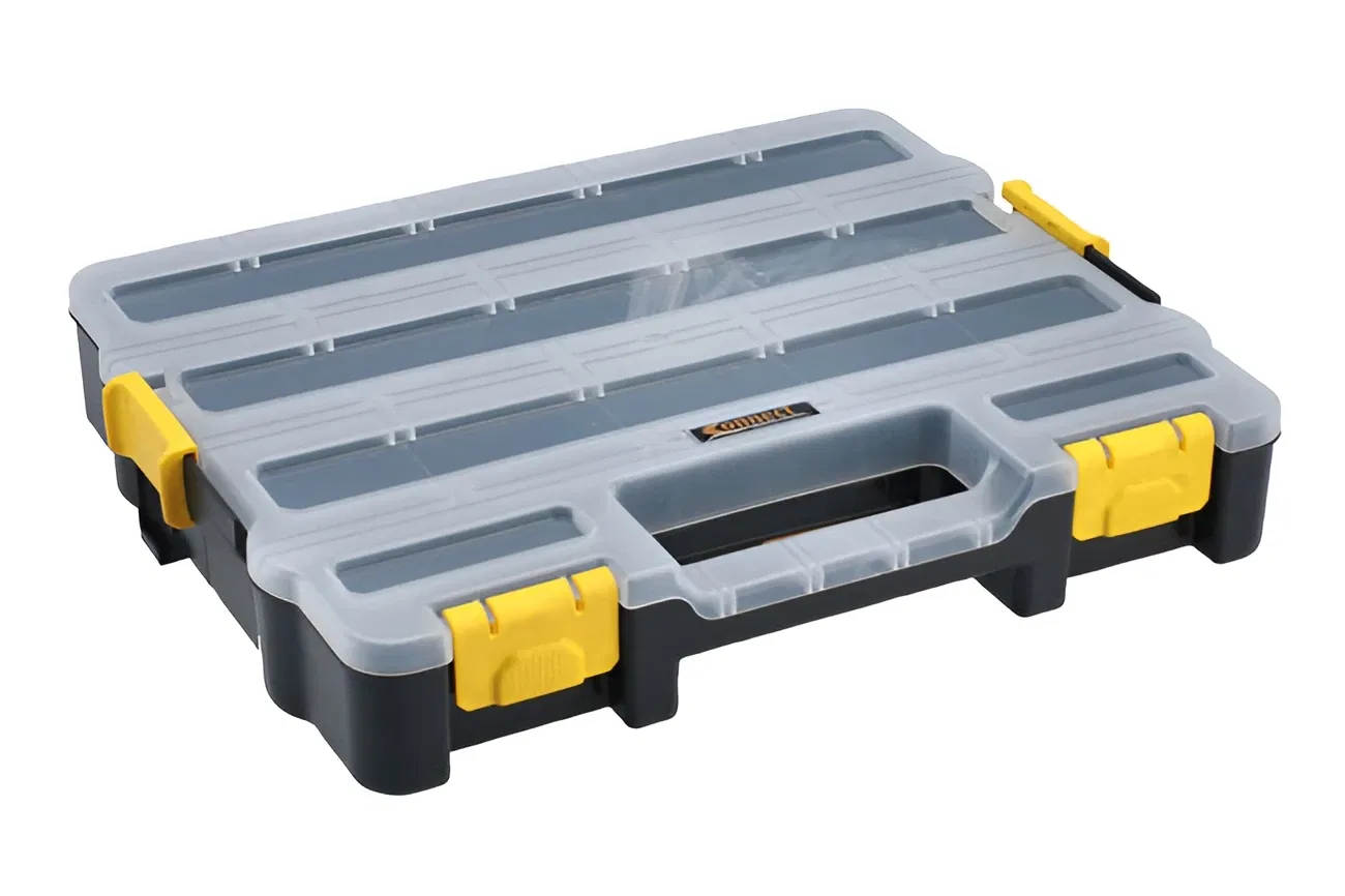 Connect CON-30275 variálható szortimenter tárolódoboz, 380 x 270 x 60 mm, 18 rekesz termék fő termékképe