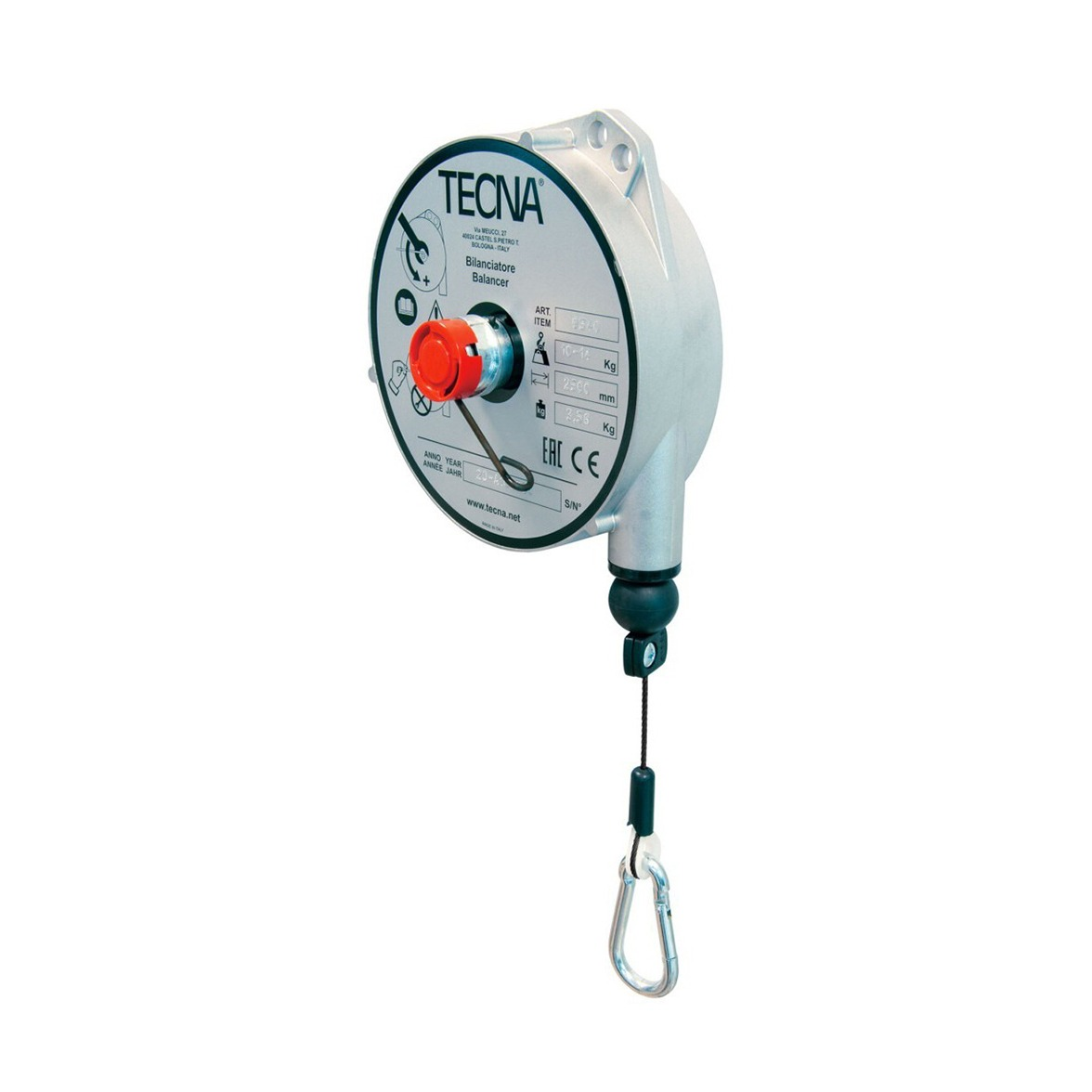 Tecna Balanszer, alumínium ház, 2.5 m D, 0.5 - 2 kg termék fő termékképe