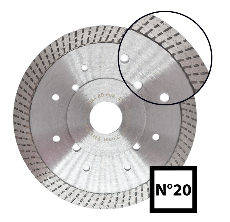 Abraboro 115 x 22.23 mm No.20 gyémánttárcsa termék fő termékképe