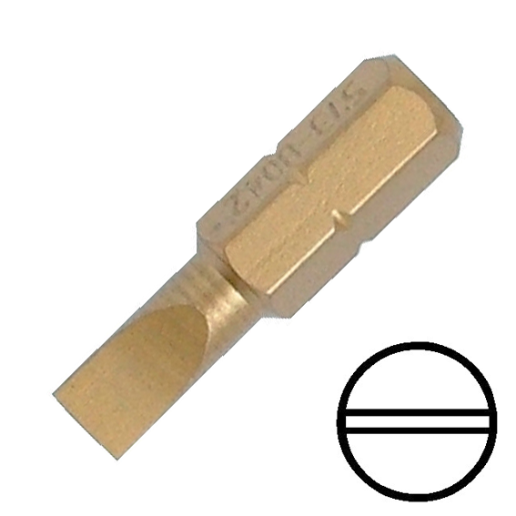 KENNEDY 5 mm hornyos titán csavarhúzó bit 1/4" hatszög illesztéssel, 25 mm termék fő termékképe