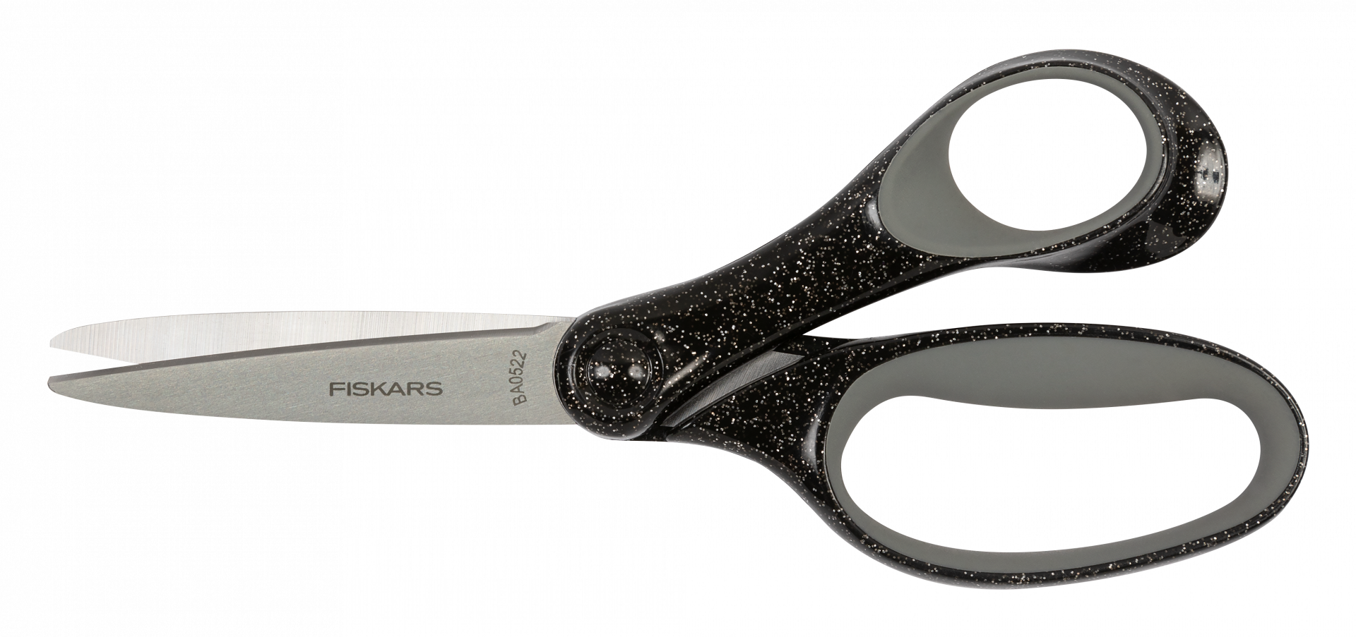 Fiskars Iskolai olló, 18 cm, glitter fekete termék fő termékképe