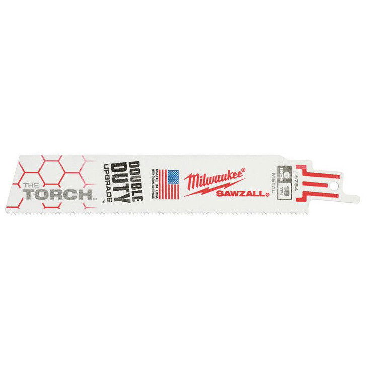 Milwaukee Heavy Duty TORCH™ szablyafűrészlap, bontó, fémhez, Bi-Met, Co, 150 mm, 18 TPi, 25 db/csomag termék fő termékképe