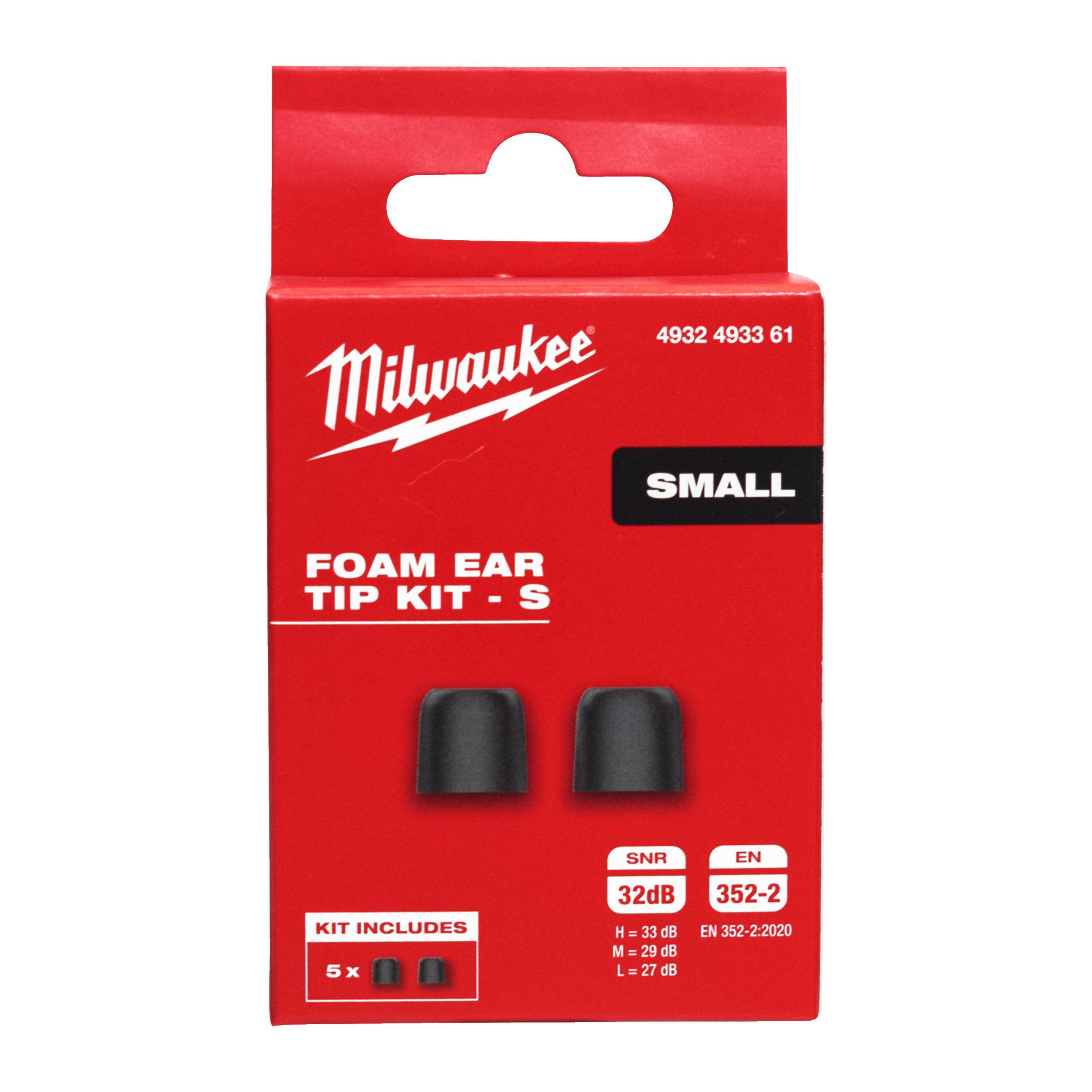 Milwaukee Memóriahabos füldugó cserebetét, S méret, 5 pár/csomag termék fő termékképe