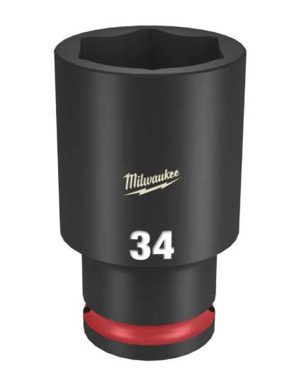 Milwaukee Shockwave Impact Duty™ 1/2"-os gépi dugókulcs fej, hosszú, 6-lapú, 34 mm termék fő termékképe