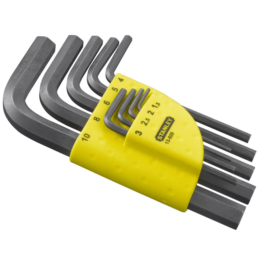 Stanley 1-13-929 imbuszkulcs készlet, rövid, 9 részes termék fő termékképe