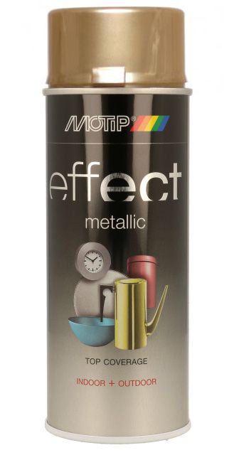 Motip DECO EFFECT metálfényű festék spray, arany, 400 ml termék fő termékképe