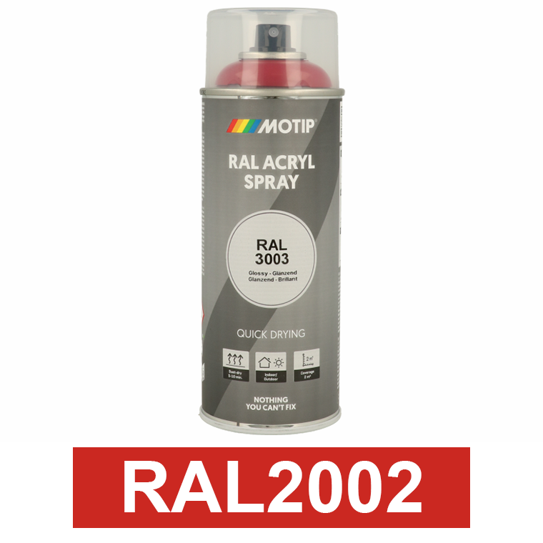 Motip Ipari festék spray, RAL2002, 400 ml termék fő termékképe