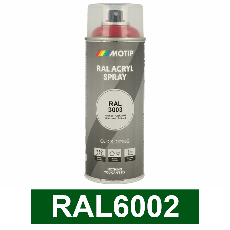 Motip Ipari festék spray, RAL6002, 400 ml termék fő termékképe