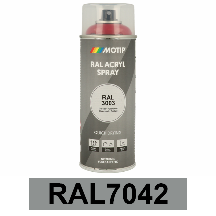 Motip Ipari festék spray, RAL7042, 400 ml termék fő termékképe