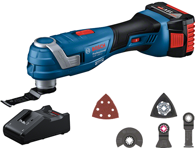 Bosch GOP 185-LI akkus multifunkcionális gép (1 x 4.0 Ah Li-ion akkuval) termék fő termékképe