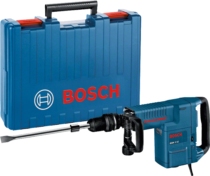 Bosch GSH 11 E SDS-max vésőkalapács 1 x lapos vésőszárral (kofferben) termék fő termékképe