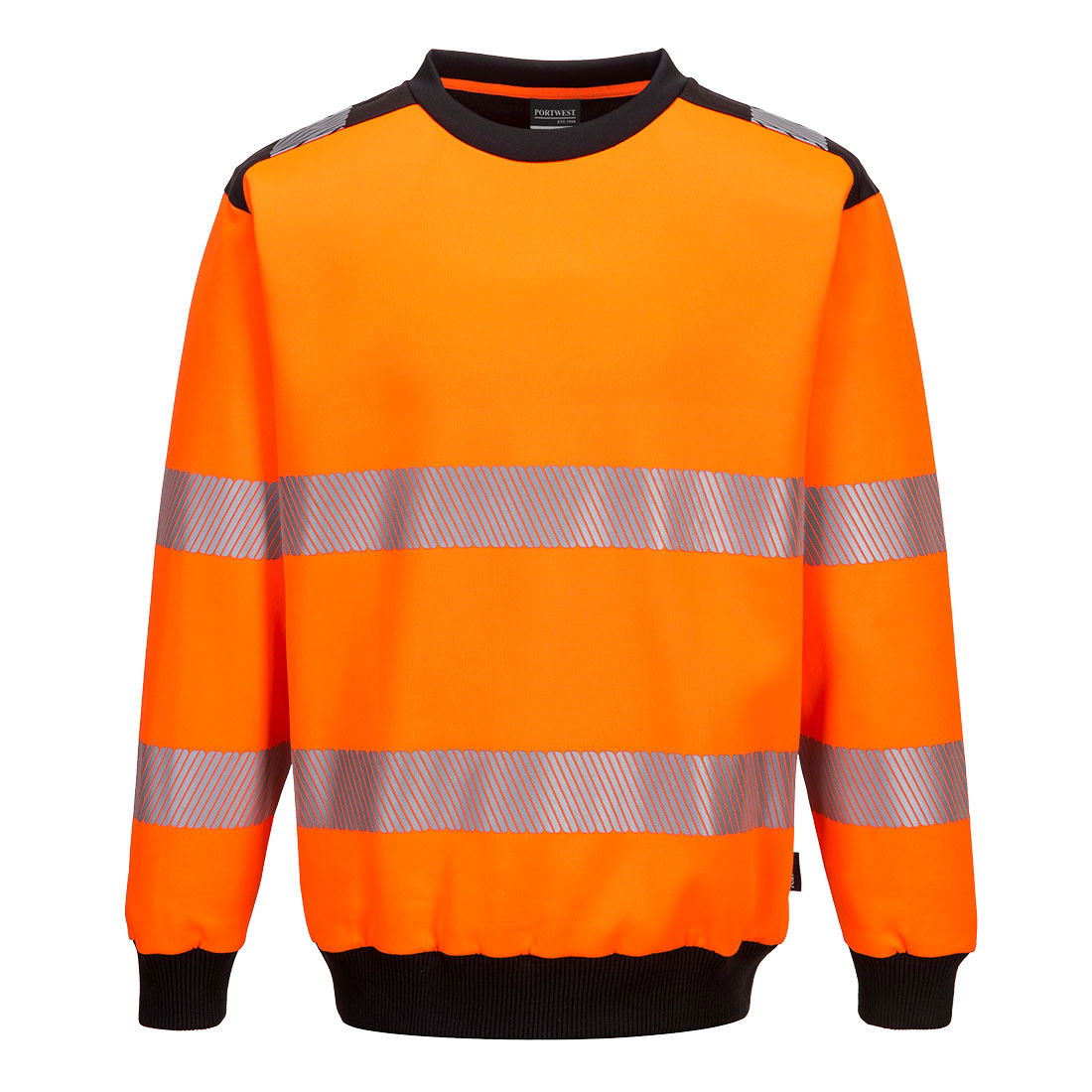 Portwest PW379 - PW3 Hi-Vis környakas pulóver, narancs/fekete termék fő termékképe